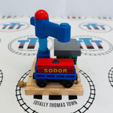 Sodor Cargo Drop with Cargo Car & Cargo #4 Wooden - Used