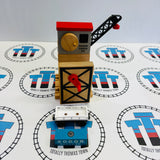Sodor Cargo Co. Grue n°2 Clickity Clack avec Wagon de Fret (1997) en Bois - Occasion