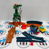 Cranky the Crane Cargo Drop Set Complete with Trains All Engines Go Used - Trackmaster Revolution