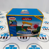 Brendam Fishing Dock with 3 Fish & Cargo Car Wooden - Used in Box