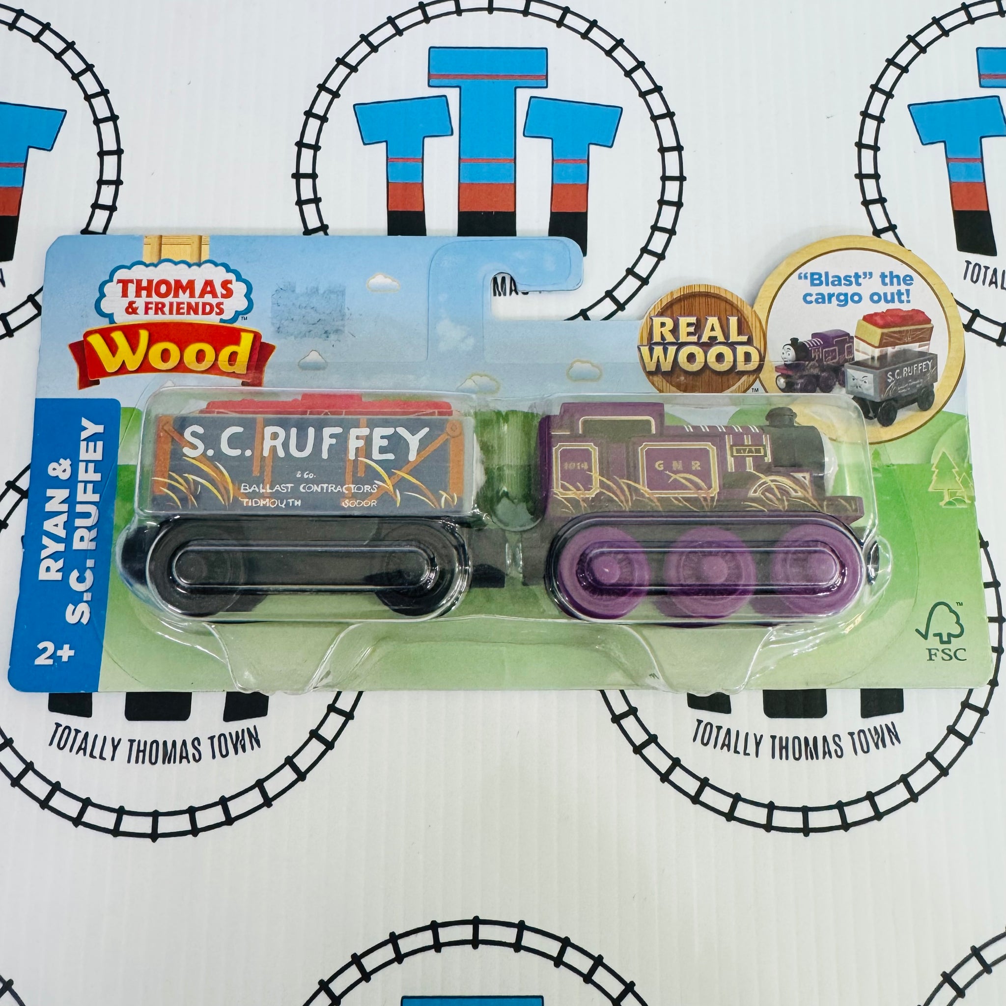 Ryan & S.C. Ruffey (Thomas Wood Mattel) Wooden - New – Totally