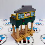 Deluxe Over the Track Signal House Good Condition #1 Wooden - Used