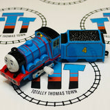 Gordon and Tender Newer Face Smiling Peeling Stickers Capsule Plarail Wind Up - Used