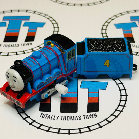 Gordon and Tender Newer Face Smiling Peeling Stickers Capsule Plarail Wind Up - Used