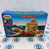 Boulder Mountain Set Complete (Button Gets Jammed/Glued Trees) Wooden - Used in Box
