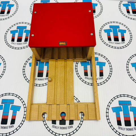 BRIO 33366 Big Engine Shed Wooden - Used
