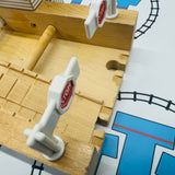Table de transfert station n°2 Mauvais état Ébréchée/Sans signalisation Bois - Utilisée