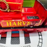 Harvey Ripped Sticker and Passenger Car (2009) Noisy and Clicks when moving Used - Trackmaster