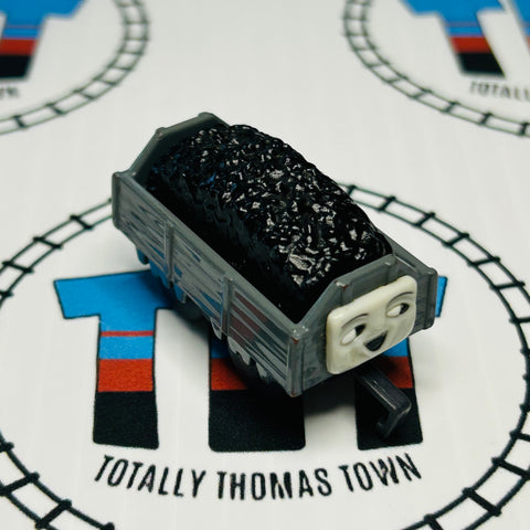 Grey Troublesome Truck with Coal (Older Version) Pull Along Capsule Plarail - Used