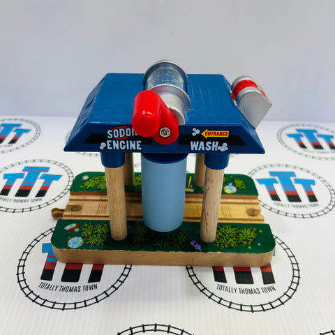 Sodor Wash Down (Learning Curve 2010) #3 Green Base Wooden - Used