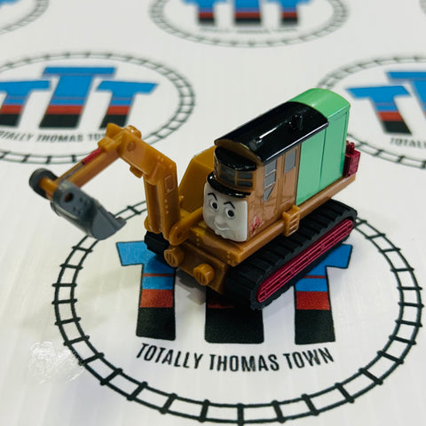 Oliver the Excavator with Treads Newer Style Pull Along Capsule Plarail - Used