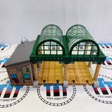 Knapford Station #2 with Microphone with Lights and Sound (Smudged Text) Wooden - Used