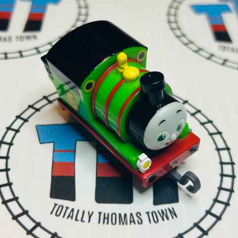Percy Smiling Capsule Plarail Pull Along “All Engines Go” - Used
