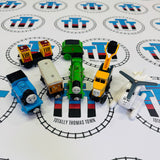 Train Value Pack #14 Fair/Poor Condition Chipping Paint/Discoloured/Missing Pieces (TALKING TRAINS NOT WORKING) Thomas Brand Wooden - Used