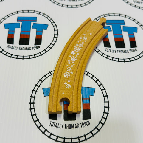 6.5” Curve with Snowflakes Used - Generic Brand