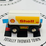 BRIO 33548 Shell Fuel Wagon Good Condition Wooden - Used