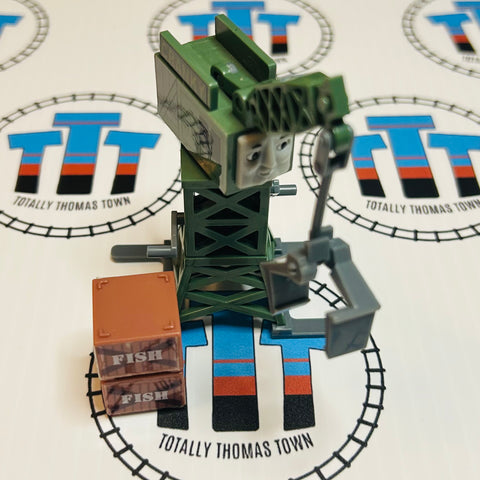 Working Cranky with 2 Cargo Pieces Capsule Plarail  - Used