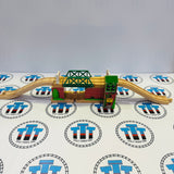 Lifting Bridge with Ascending Track #7 (Glued Roof/Missing Sticker) DOES NOT GO DOWN AUTOMATICALLY Wooden - Used