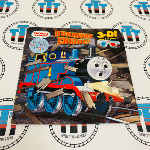 Runaway Engine! Book No 3D Glasses Fair Condition - Used