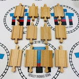 Mini Track 2” M/M 12 Pieces Bulk Pack BIGJIGS Rail Wooden - NEW in Box