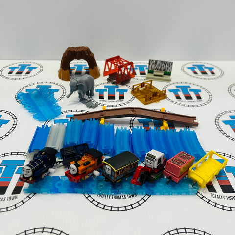 Capsule Plarail Set #6 See Notes - 59 Pieces Used