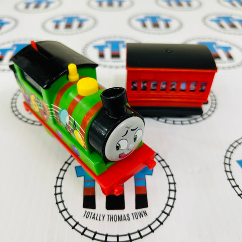 Party Train Percy and Car (2021 Mattel) Used - All Engines Go