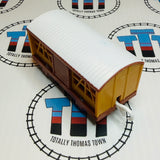 Orange Box Car with opening doors Used - TOMY