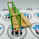 Pont de la Baie de Sodor Vert #1 Rail Clikety Clak État correct Rail Ascendant en Bois - Occasion