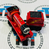 Rail Rocket James and Tender (2018 Mattel) Missing Cape Used - Push Along