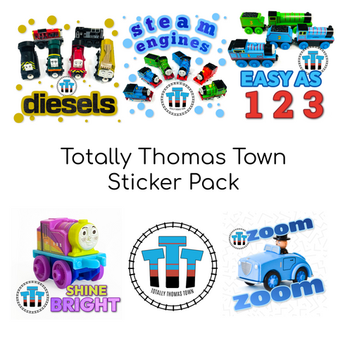 Totally Thomas Town 6 Sticker Pack