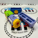 Winnie the Pooh Fun Fair Train Set Vintage (Missing Figures/Tunnel) Used - TOMY