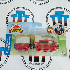 Merlin and Tender #2 Damaged or Taped Packaging (Thomas Wood Mattel Unpainted) Wooden - New