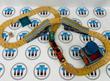 James' Fishy Delivery Set (No Road/Damaged Bridge) See Notes Thomas Brand Wooden - Used