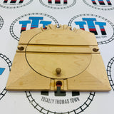 8” Turntable Track #2 Clickity Clack Marked Wooden - Used