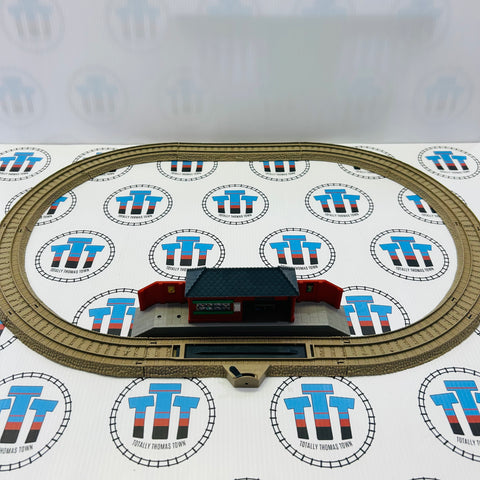 Thomas Rides the Rails Starter Set Missing Station Sign Used - Trackmasters