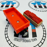 Cargo Car Red with Dynamite Cargo Car Wooden - Used
