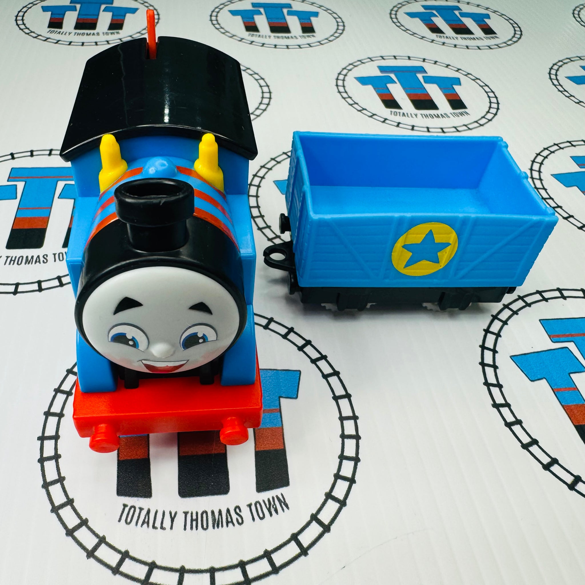 Thomas and Cargo Car (2021 Mattel) Used All Engines Go