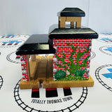 Fire Station #1 (Cracked Roof) No Ramp Fair Condition Chipping Paint Wooden - Used