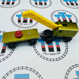 Breakdown Train & Flatbed (Learning Curve 1996) Rare Chipping Paint Fair Condition Wooden - Used