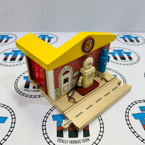 Sodor Service Station #2 Missing Air Hose Wooden - Used