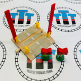 BRIO 33388 Crossing with 2 Signs Vintage #3 Small Marks Wooden - Used