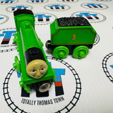 Henry & Tender (Learning Curve 2001) Discoloured Face Wooden Rare - Used