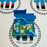 Blue Spring Winding Cab #1 (Stiff Levers) Capsule Plarail - Used