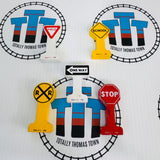 Set of 5 Signs (Learning Curve 1996/1994) Wooden - Used