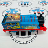 Hyper Glow Night Delivery Thomas (2017 Mattel) Autocollant déchiré d'occasion - Trackmaster Revolution