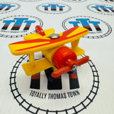 Tiger Moth Plane Red Blades #3 (Learning Curve 2002) Wooden - Used