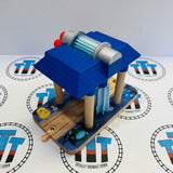 Sodor Wash Down Blue One Side Not Moving with Crank (Does Not Affect Use) #2 Wooden - Used