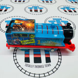 Hyper Glow Night Delivery Thomas (2017 Mattel) Ripped Sticker Used - Trackmaster Revolution