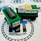 Recycling Cars with Rubber Piece (Learning Curve) Good Condition Wooden - Used
