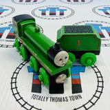 Come Out Henry Story Pack (Missing Station Base/Chipped & Marked Tunnel) with Sad Henry, Knapford Express Coach (1997), Figures, Elsbridge Station and Tunnel Fair Condition Wooden - Used